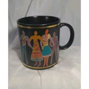 Laurel Burch Famillia Del Mundo Mug 1988 Japan